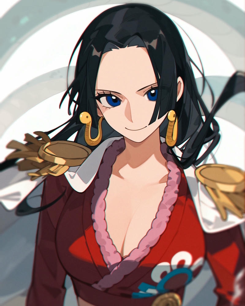 Nữ hoàng hải tặc Boa Hancock áo đỏ xinh đẹp