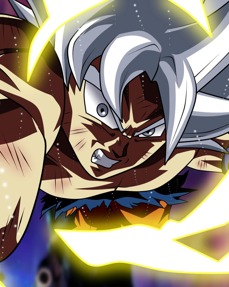 Siêu chiến binh tóc bạc tung cước đá trên không trung