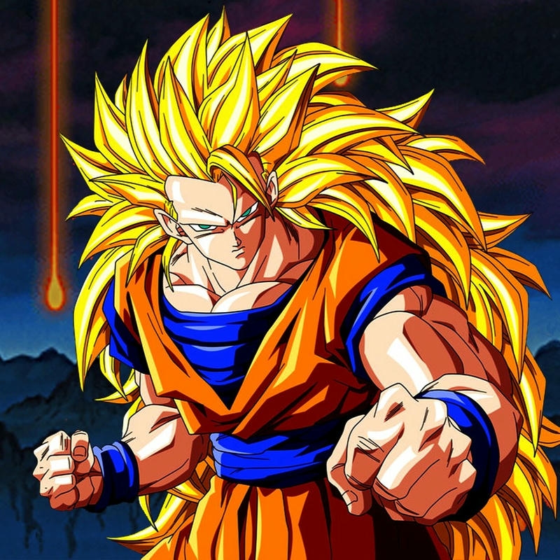 Super Saiyan cấp 3 tóc dài vàng óng ả mượt mà