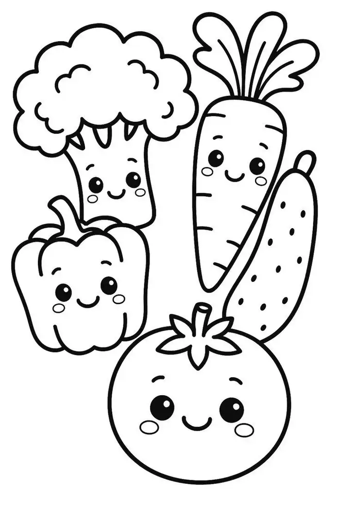 Tranh tô màu cho bé 4-5 tuổi dễ thương