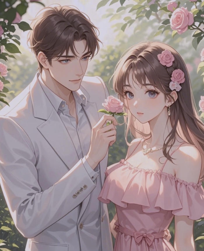 ảnh anime cặp đôi hạnh phúc ấm áp