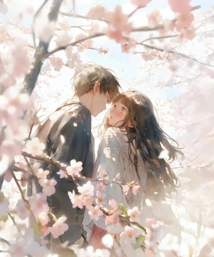 ảnh anime đôi yêu nhau đẹp đôi