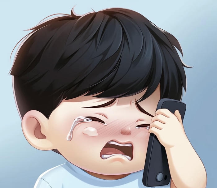 ảnh chibi buồn thể hiện cô đơn