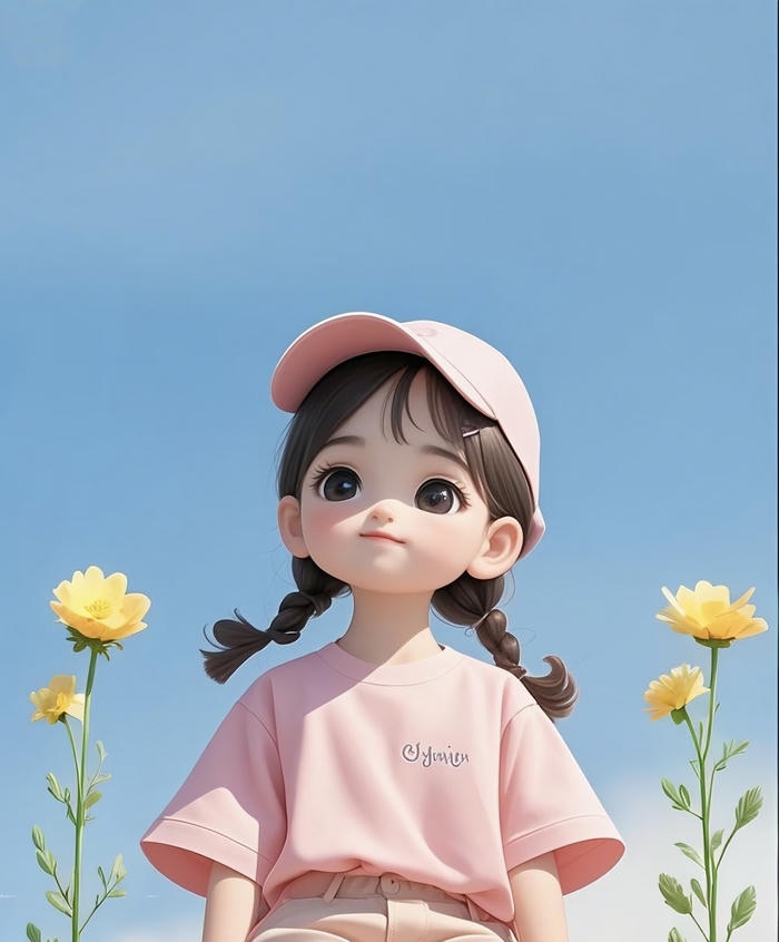 ảnh chibi buồn với biểu cảm nhẹ