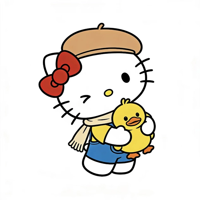 ảnh đại diện Hello Kitty chibi đáng yêu nhất