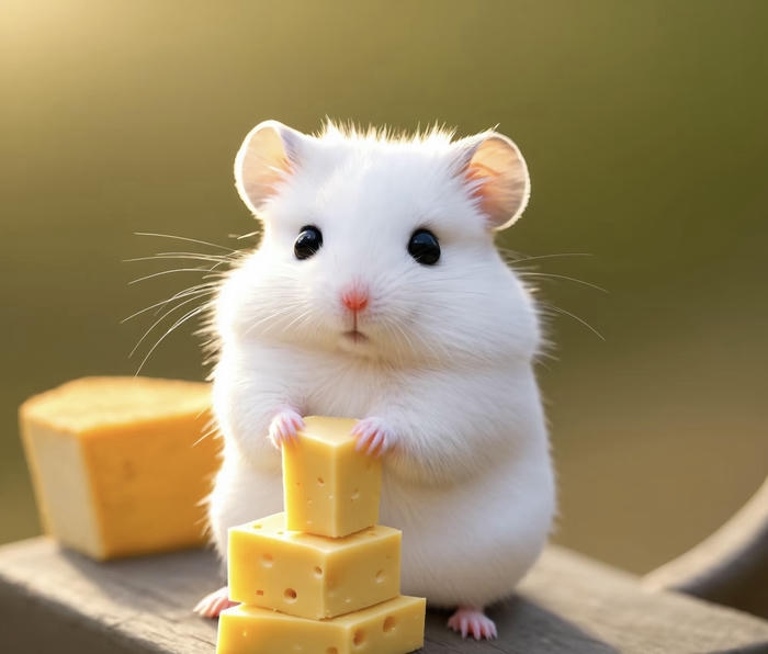 ảnh hamster chibi phong cách cute