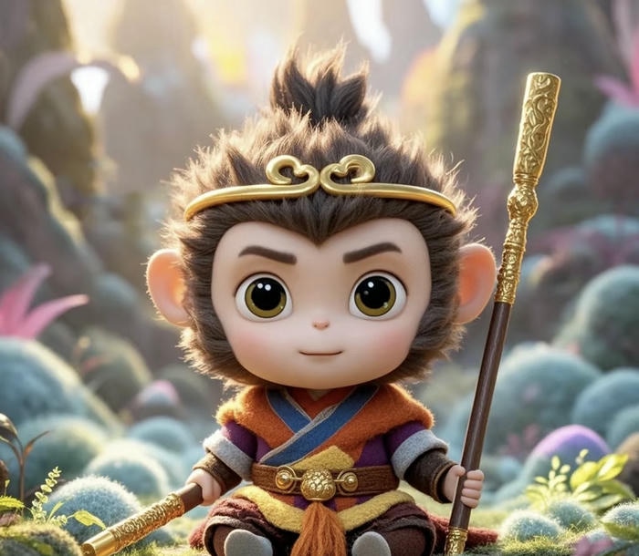 ảnh khỉ chibi cute cực kỳ xinh