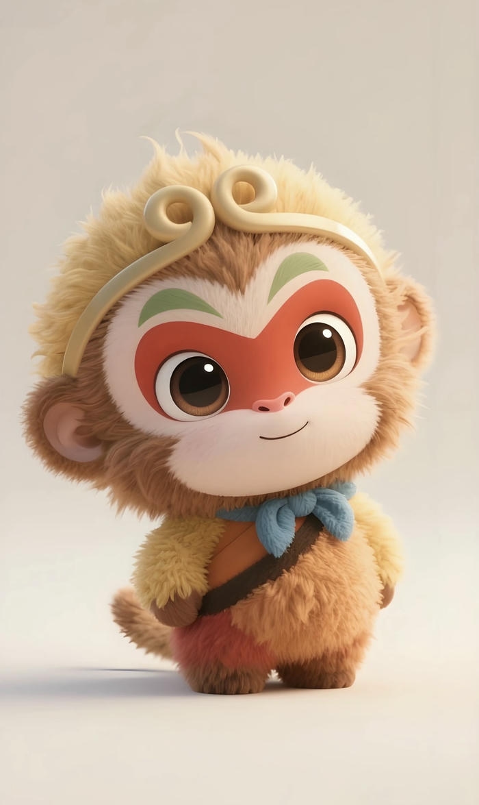 ảnh khỉ chibi cute ngộ nghĩnh