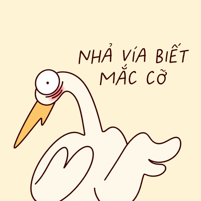 áp vào ngữ cảnh thành sticker cò lõ