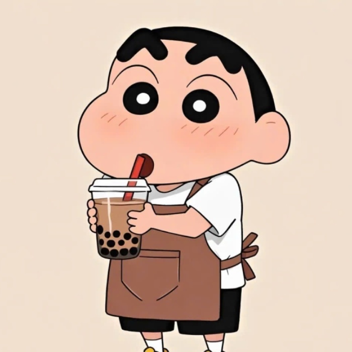 biểu cảm shin sticker trà sữa