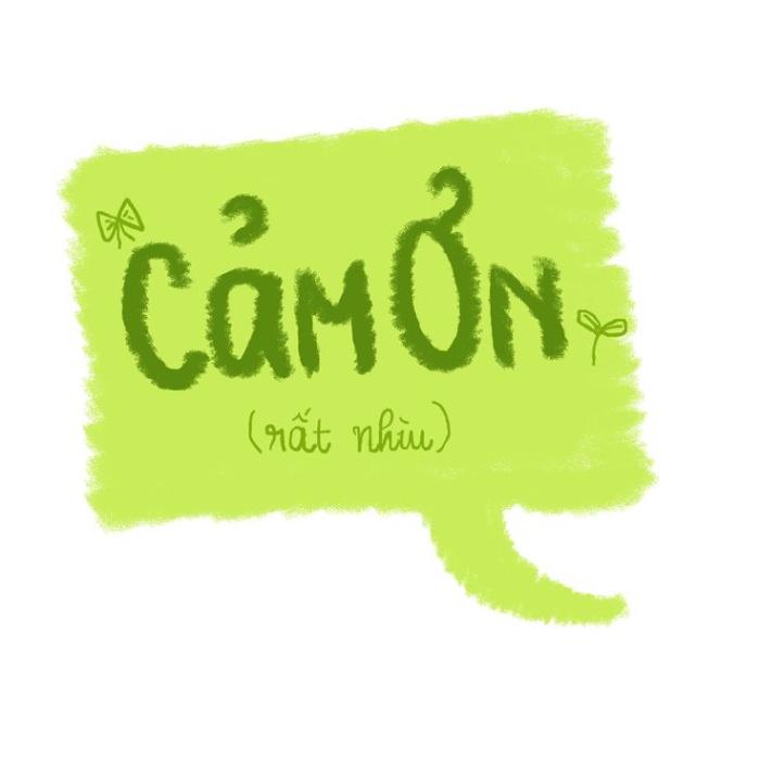 biểu cảm tin nhắn bằng sticker chữ