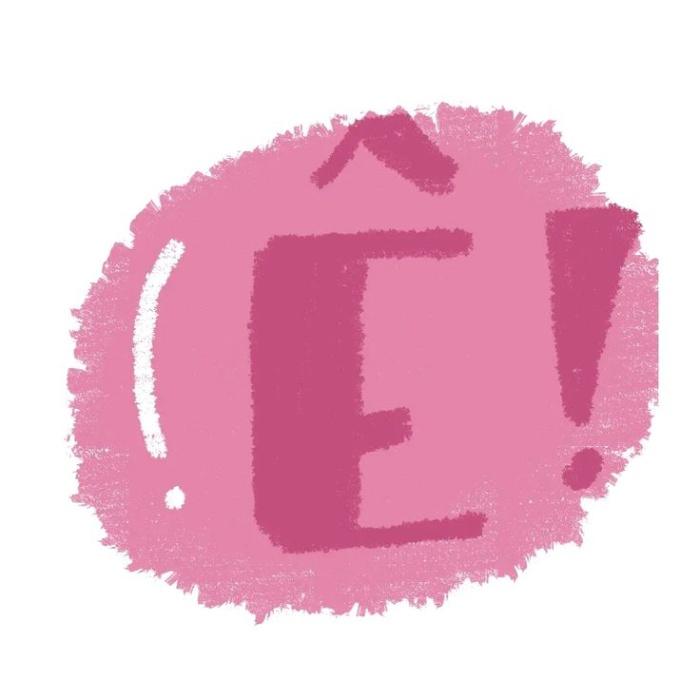 biểu hiện suy nghĩ qua sticker chữ