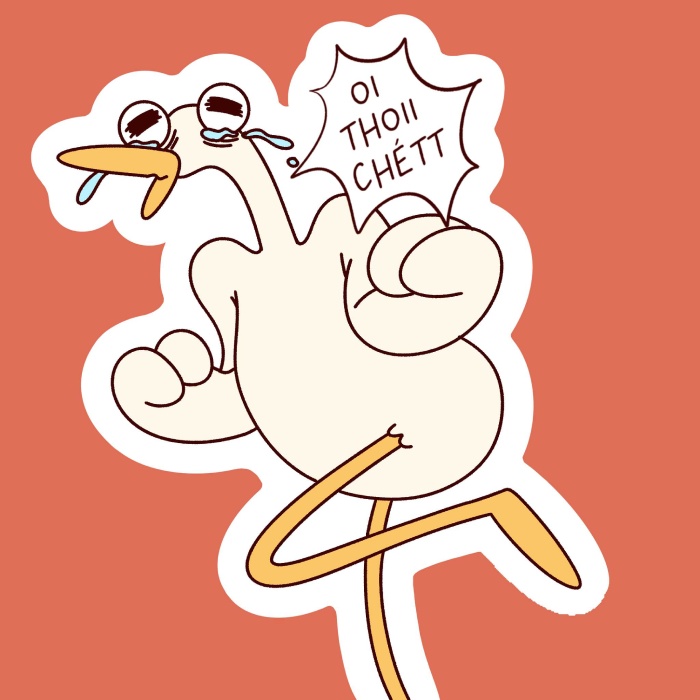 cài vào phản hồi sticker cò lõ