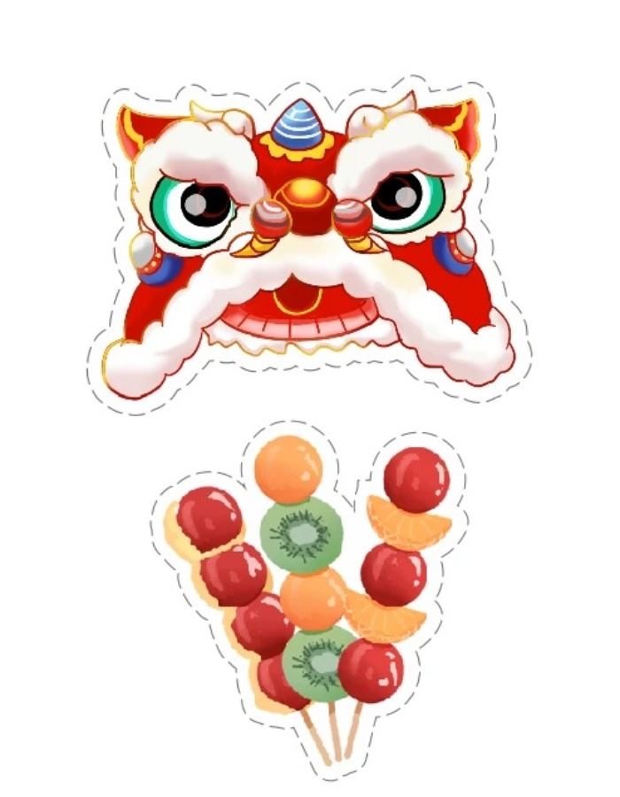 chat bạn thân dịp xuân sticker tết