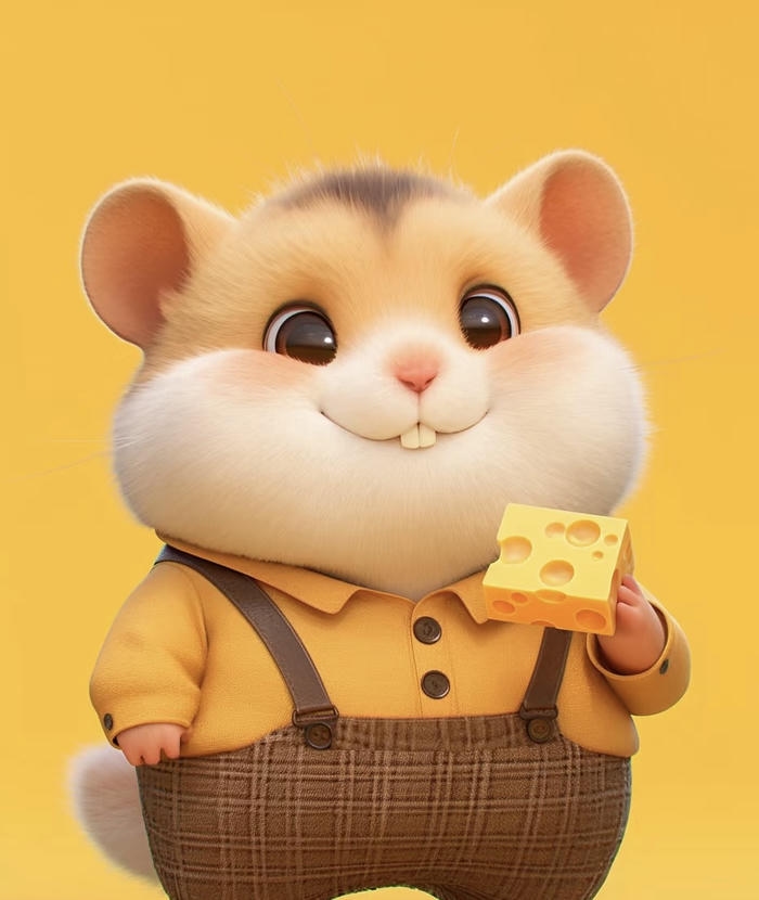chuột hamster chibi cute đáng yêu