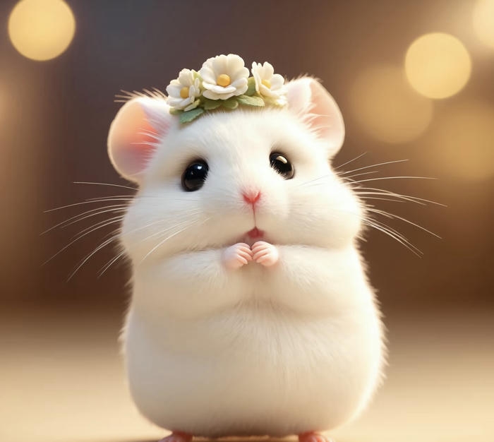 chuột hamster chibi cute dễ thương