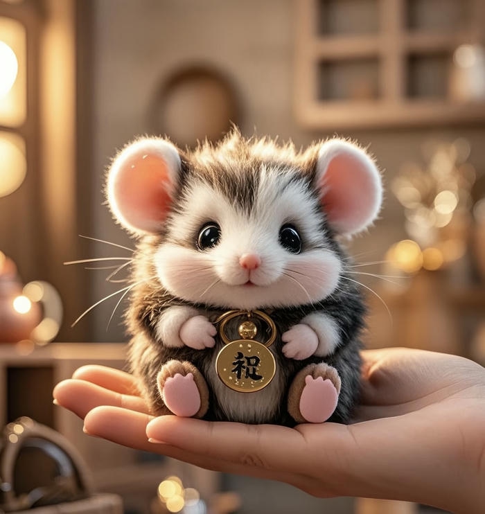 chuột hamster chibi cute xinh xắn
