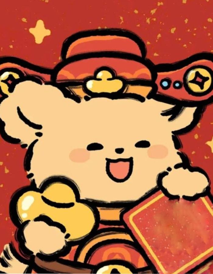 cuộc trò chuyện ngày xuân sticker tết