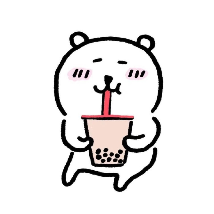 dáng uống khó đỡ từ sticker trà sữa