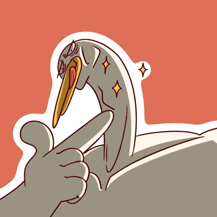 đính kèm biểu hiện sticker cò lõ