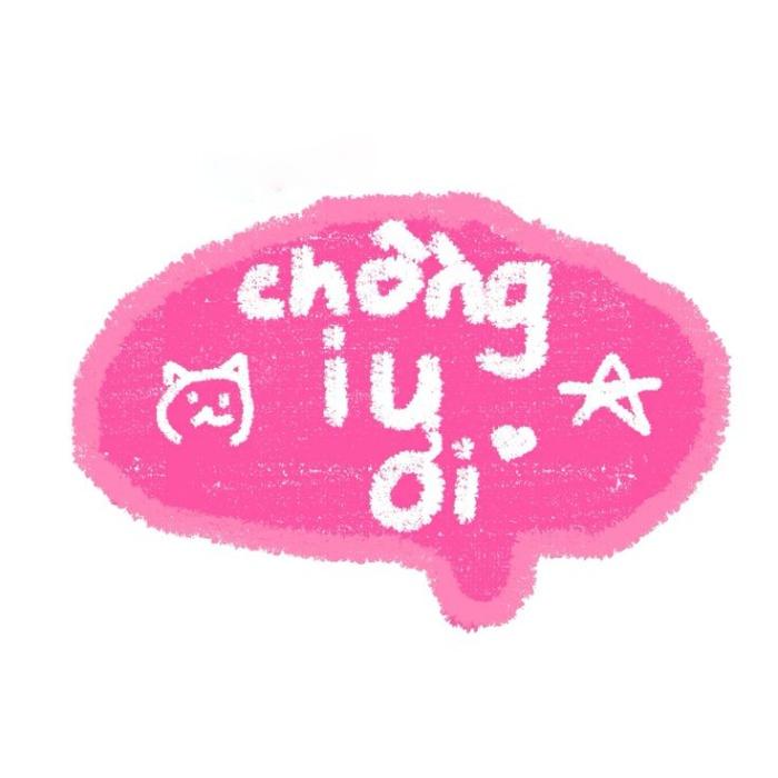 dùng sticker chữ khi tán gẫu