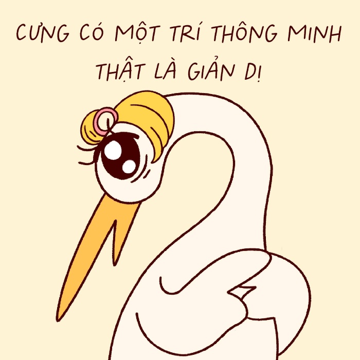 gắn cuối tin nhắn sticker cò lõ