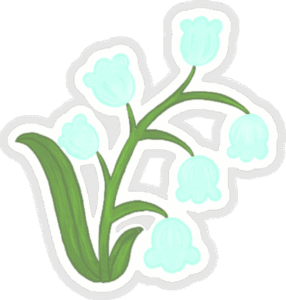 gửi kèm lời chúc hoa sticker cực đẹp