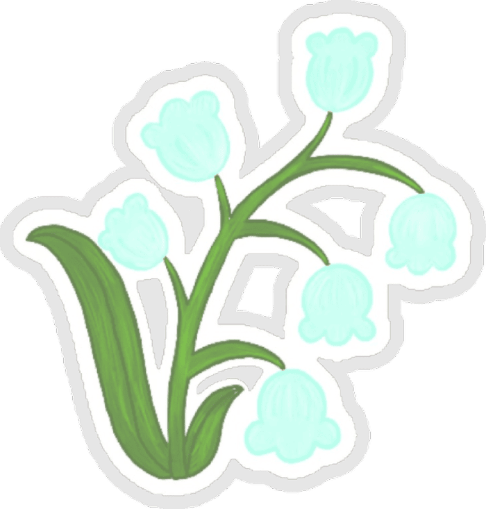 gửi kèm lời chúc hoa sticker cực đẹp