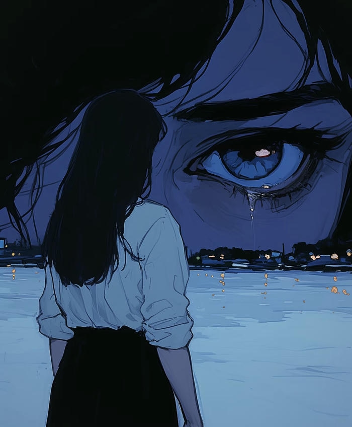 hình ảnh anime buồn sau chia tay