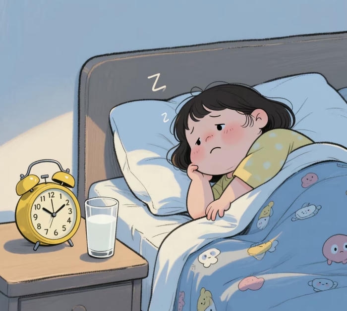 hình ảnh chibi buồn trên giường