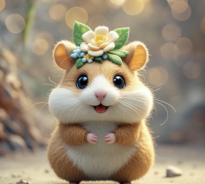 hình ảnh chuột hamster chibi cute
