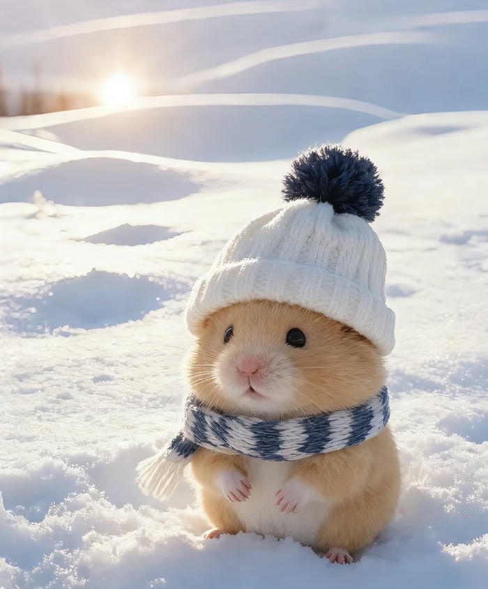 hình ảnh chuột hamster chibi dễ thương