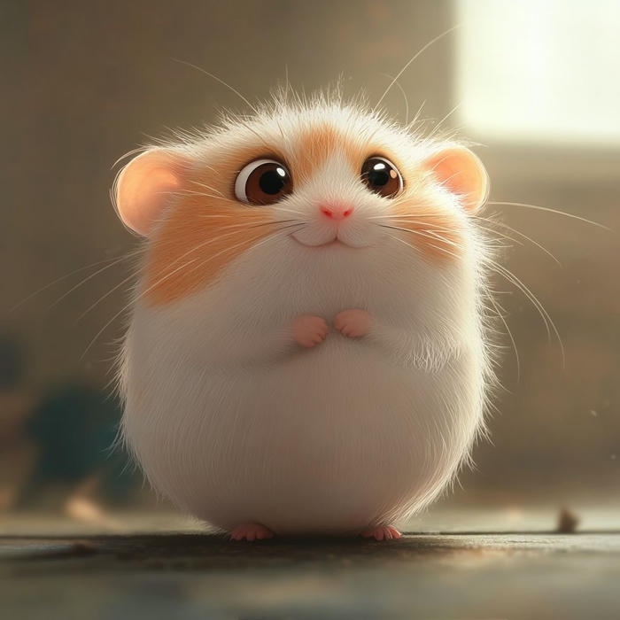 hình ảnh hamster chibi cute nhỏ