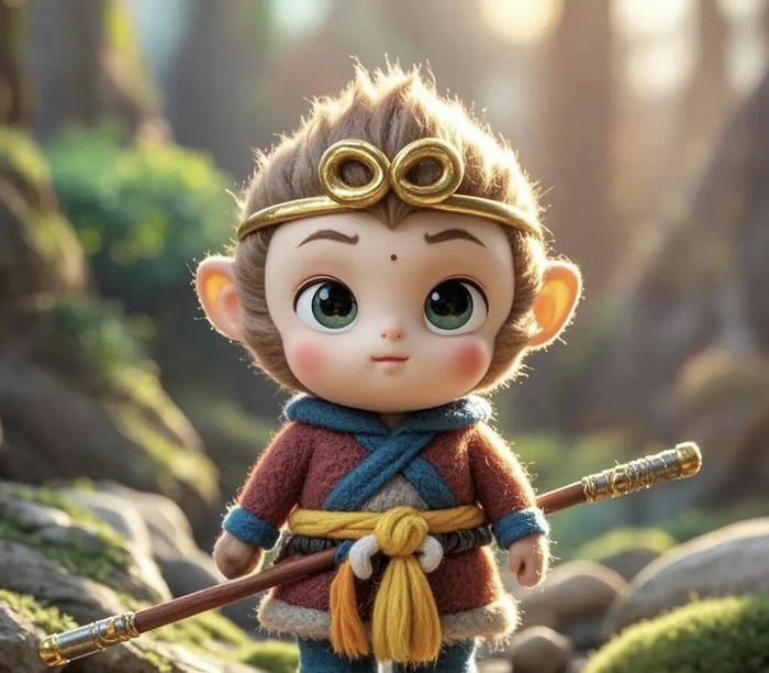 hình ảnh khỉ chibi cute đẹp lung linh