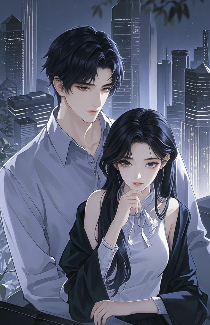 hình anime đôi tình nhân lãng mạn