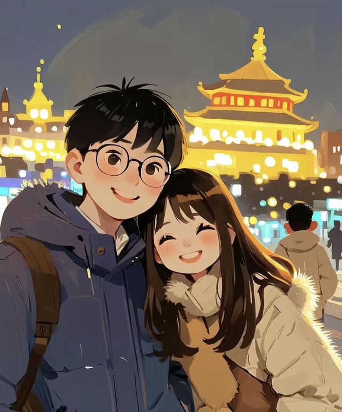 hình anime tình yêu đẹp tinh tế