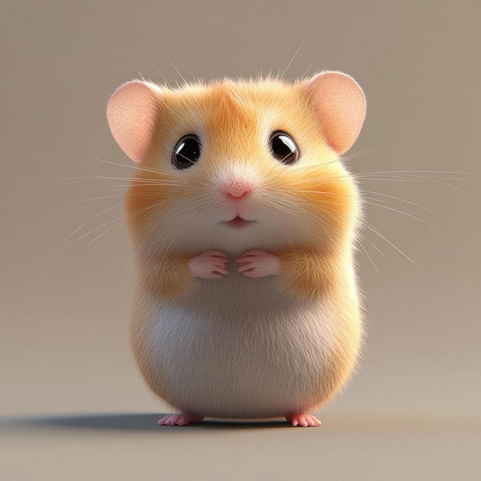 hình chuột hamster chibi hoạt họa