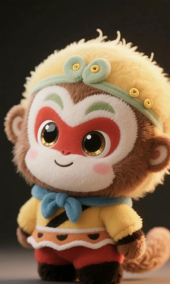 hình khỉ chibi cute đáng yêu