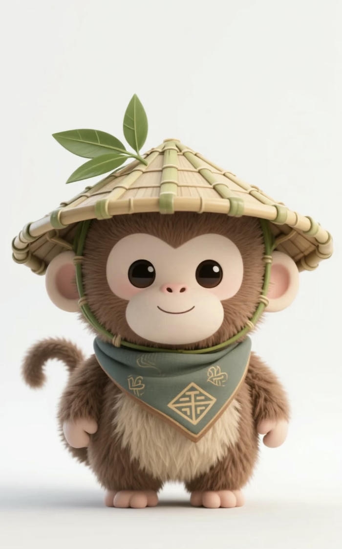 hình khỉ chibi cute đẹp mê ly