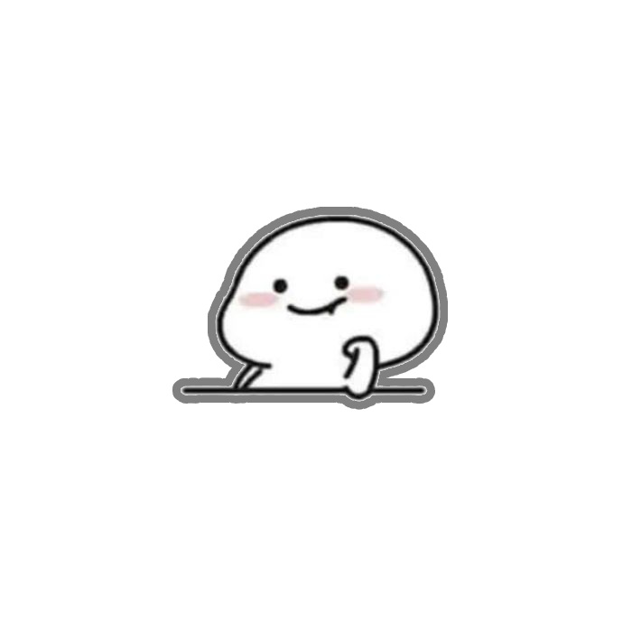 hình người nhỏ nằm sàn sticker hài