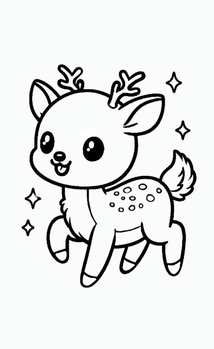 hình tô màu động vật cho bé 4-5 tuổi