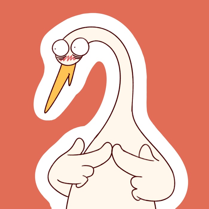 kéo mood lệch với sticker cò lõ