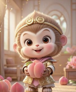 khỉ chibi cute đáng yêu đơn giản