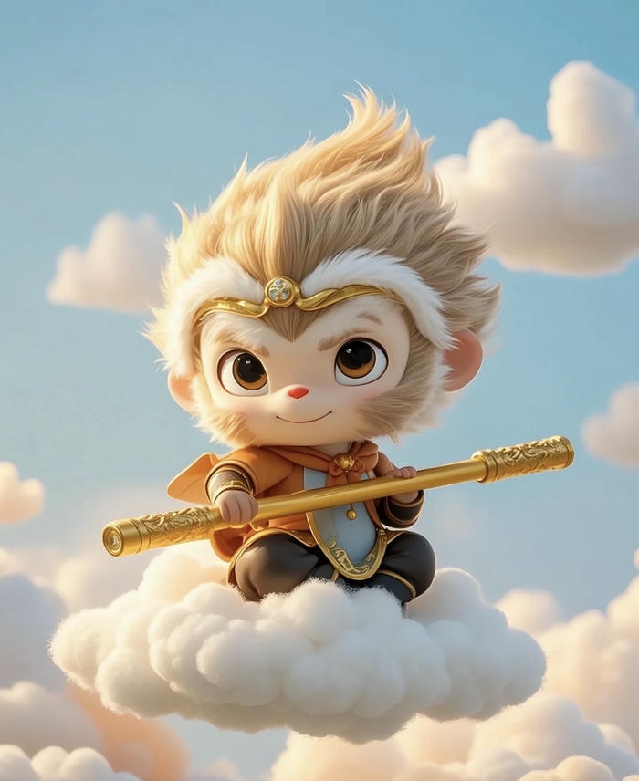 khỉ chibi cute hiền lành đáng yêu