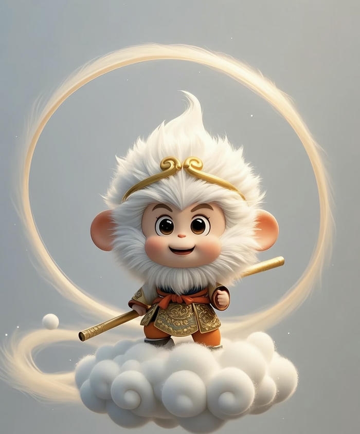 khỉ chibi cute nhìn dễ chịu