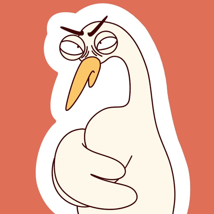 lướt ngang cũng nhận sticker cò lõ