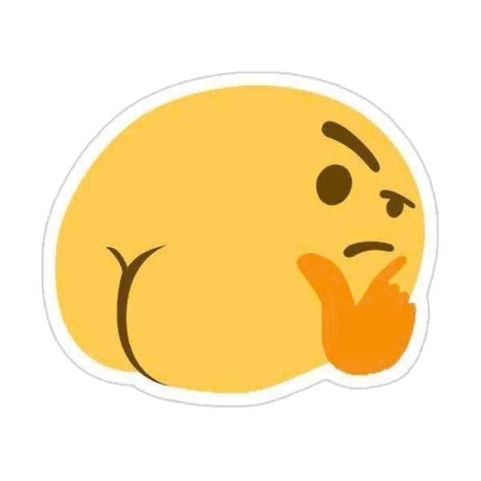 mặt tròn quay mông sticker hài bựa