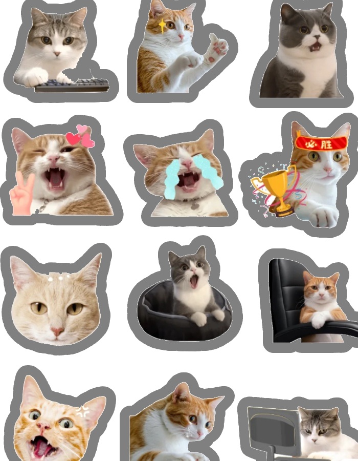 mẫu sticker dễ thương cho người yêu