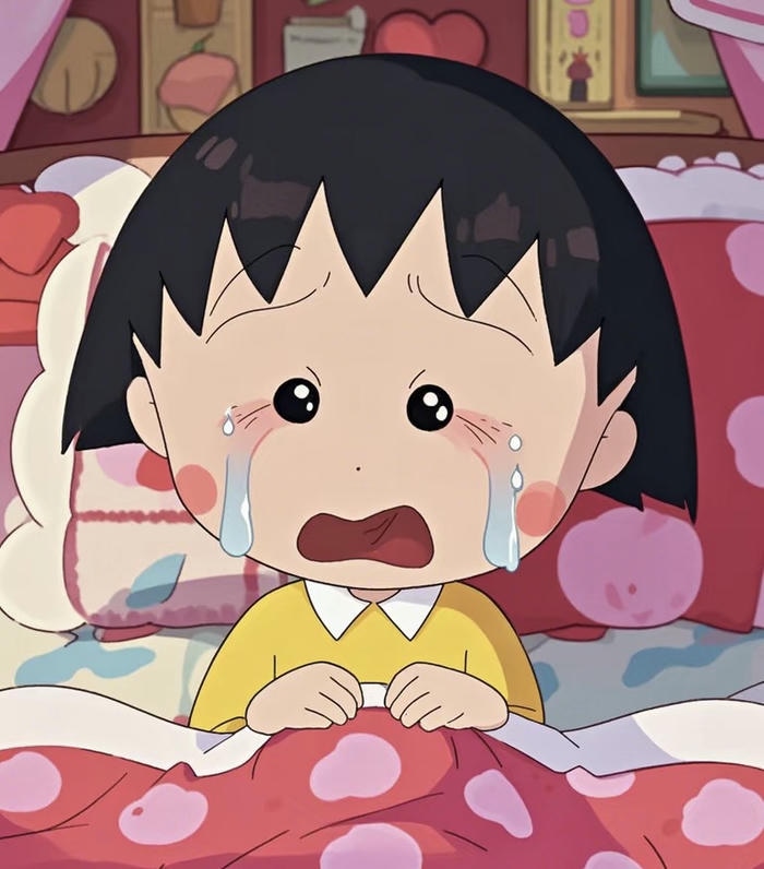 minh họa chibi buồn trông cô độc