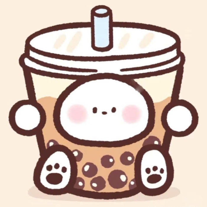 muốn uống liền thả sticker trà sữa